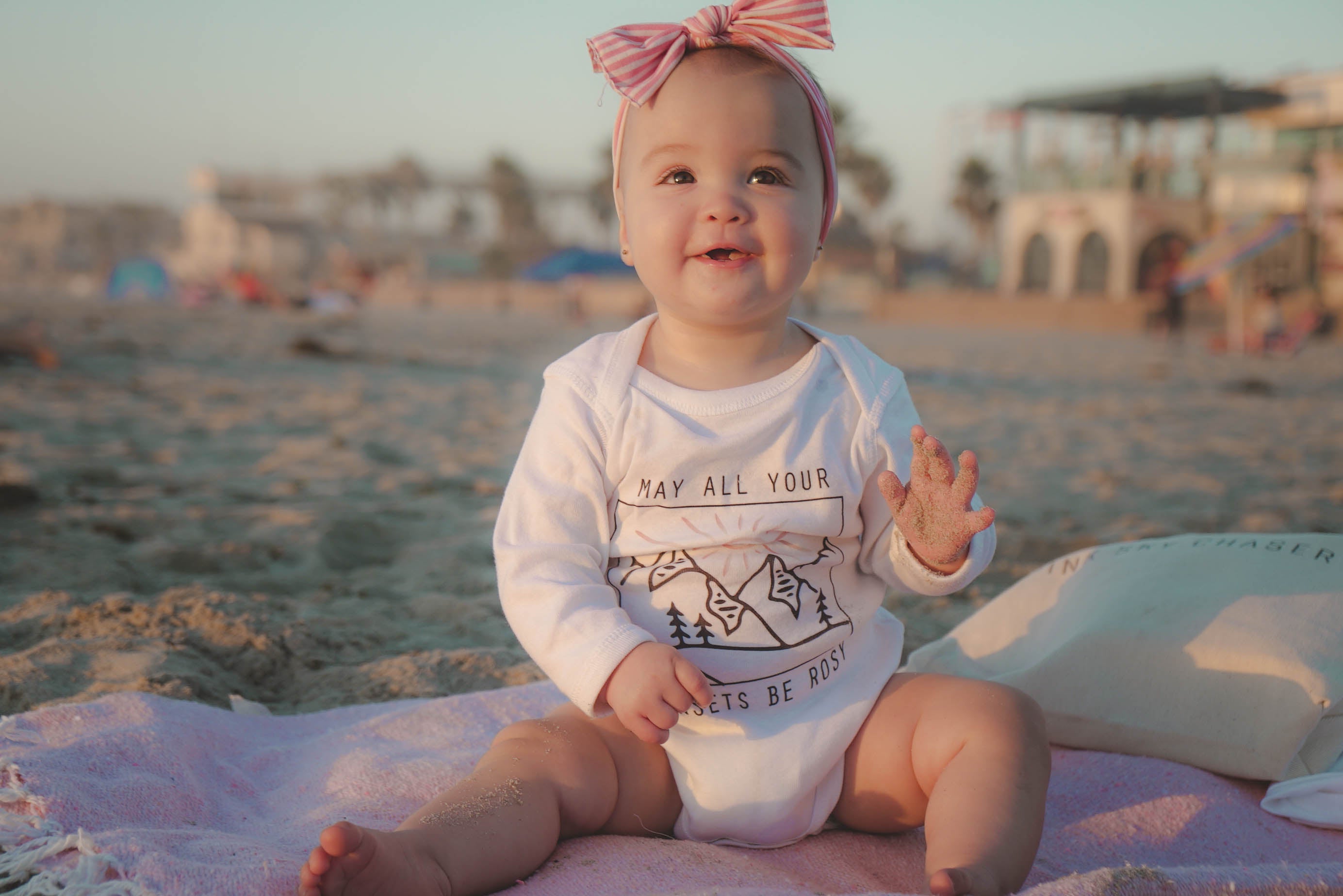 May All Your Sunsets be Rosy Infant Long Sleeve Bodysuit