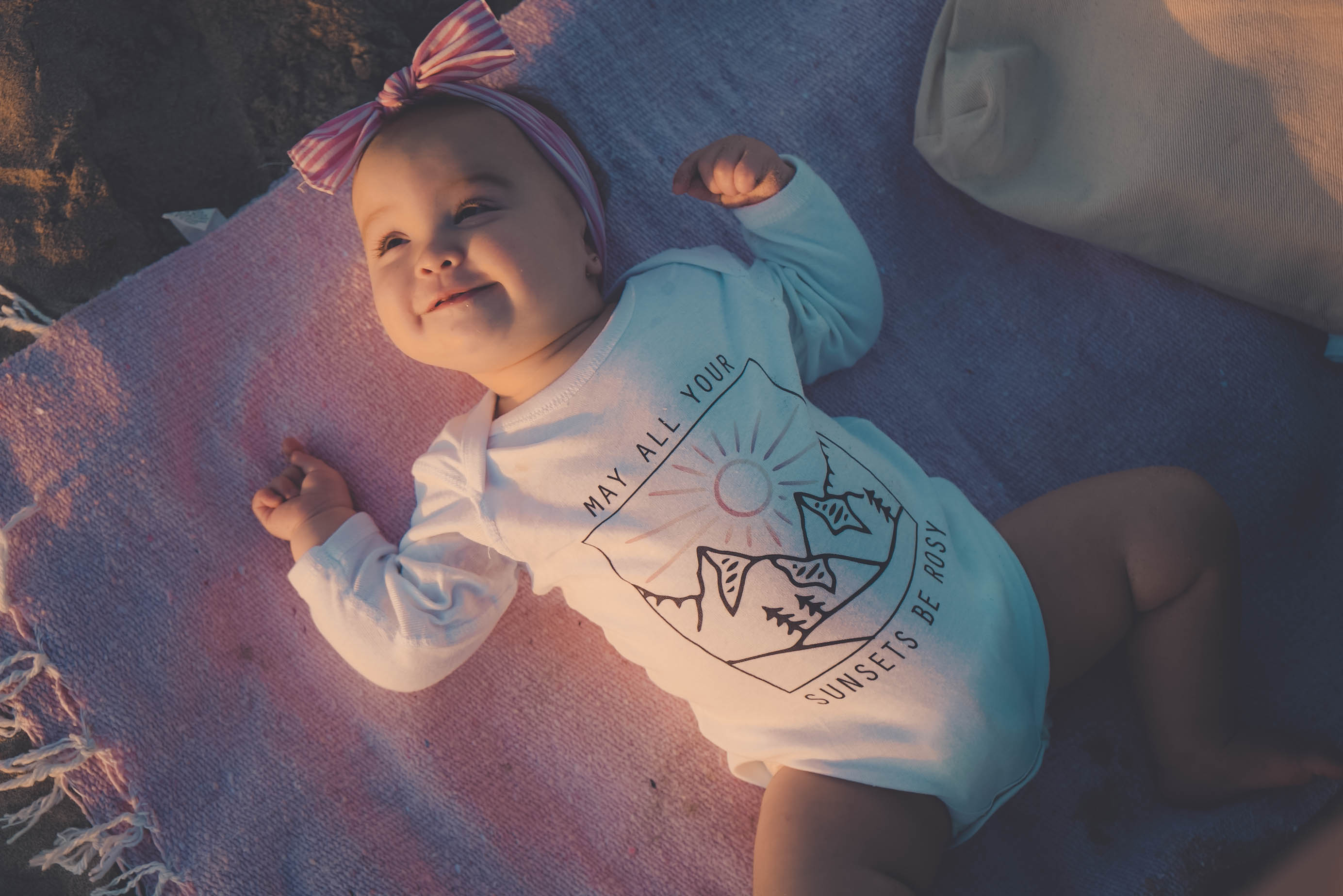 May All Your Sunsets be Rosy Infant Long Sleeve Bodysuit