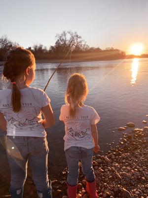 May All Your Sunsets Be Rosy Short sleeve kids t-shirt