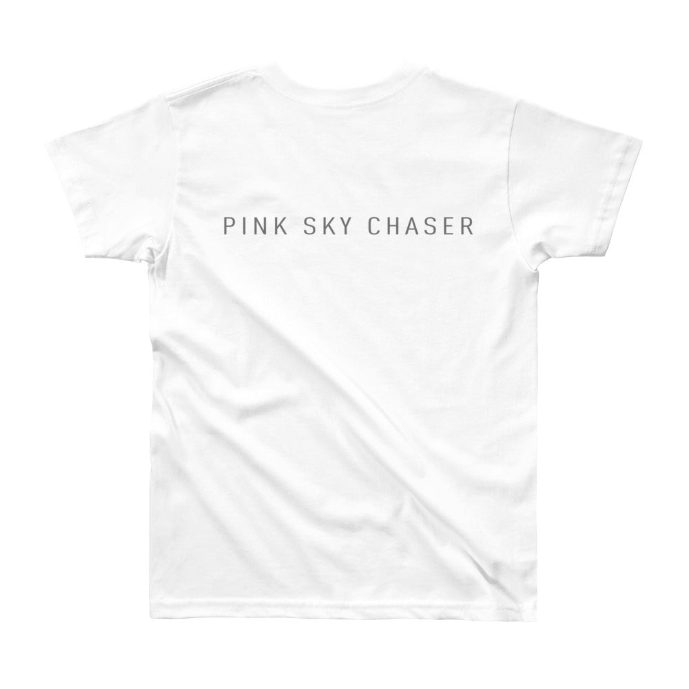 Pink Sky Chaser Youth Short Sleeve T-Shirt