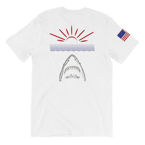 Shark Before Seals USA Version Short-Sleeve Unisex T-Shirt