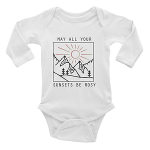 May All Your Sunsets be Rosy Infant Long Sleeve Bodysuit