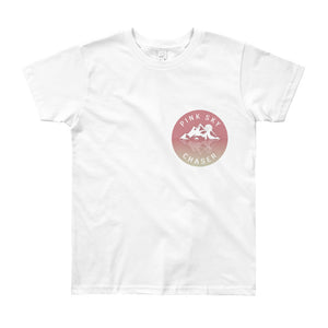 Pink Sky Chaser Youth Short Sleeve T-Shirt