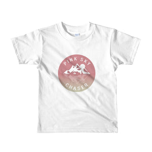 Pink Sky Chaser Short sleeve kids t-shirt